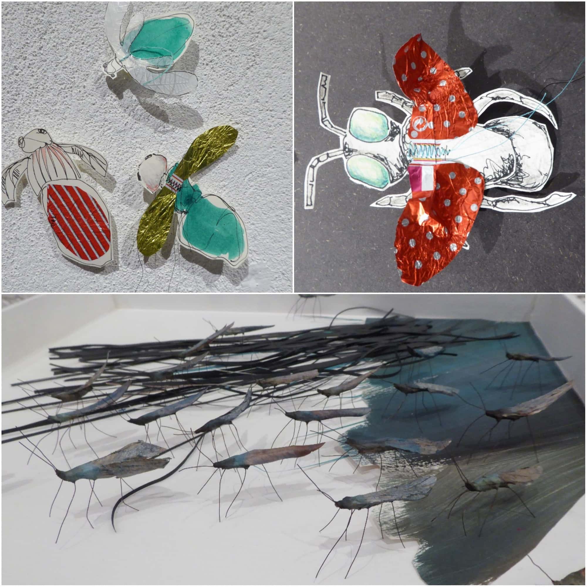 Puppen, Raupen, Schmetterlinge und – was dann ...? *** vorbei *** Style Hannover Lübecker Künstler KBW Collage - Puppen, Raupen, Schmetterlinge und – was dann ...? *** vorbei ***