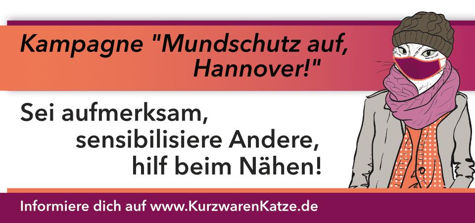 style hannover katrin kurzwarenkatze mundschutz kampagne 3 - Kurzwarenkatze - Kampagne: Mundschutz auf, Hannover