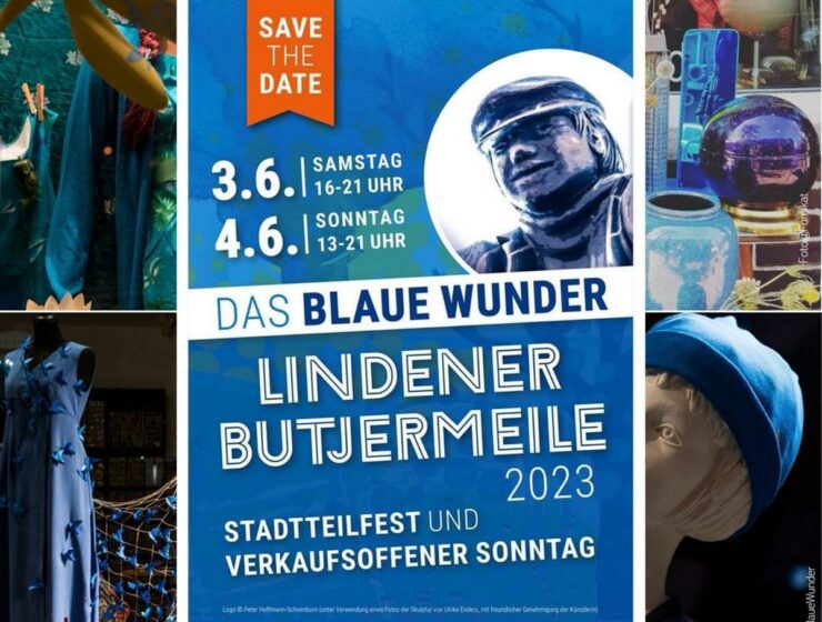 style hannover das blaue wunder butjermeile linden verkaufsoffen B1 740x560 - Butjermeile - Linden feiert Blau am 3.6. & 4.6.23
